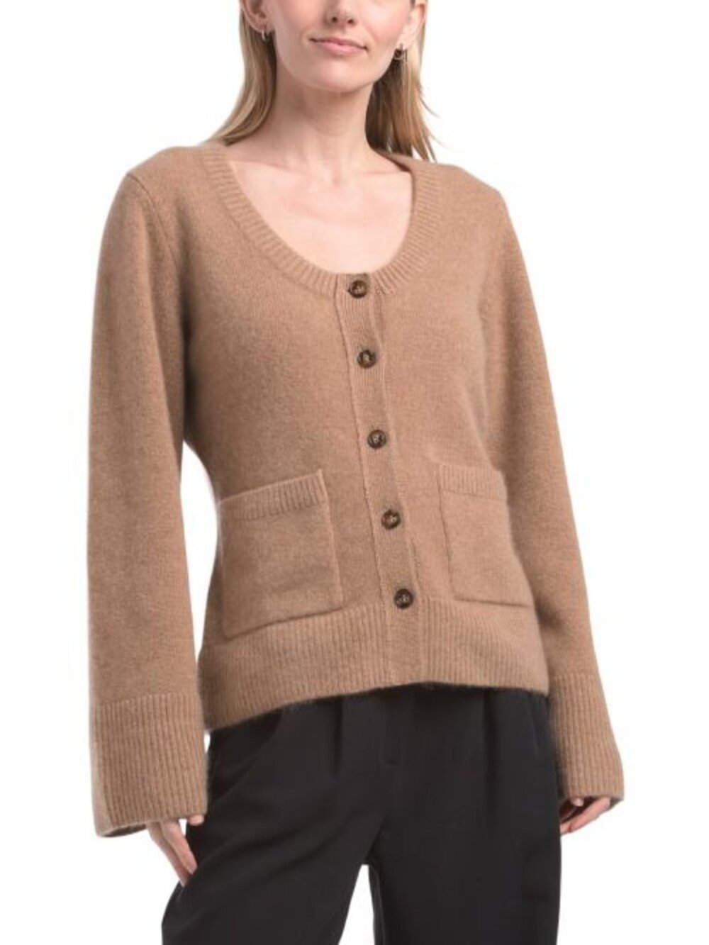 NAADAM Cashmere Premium Open Neck Cardigan